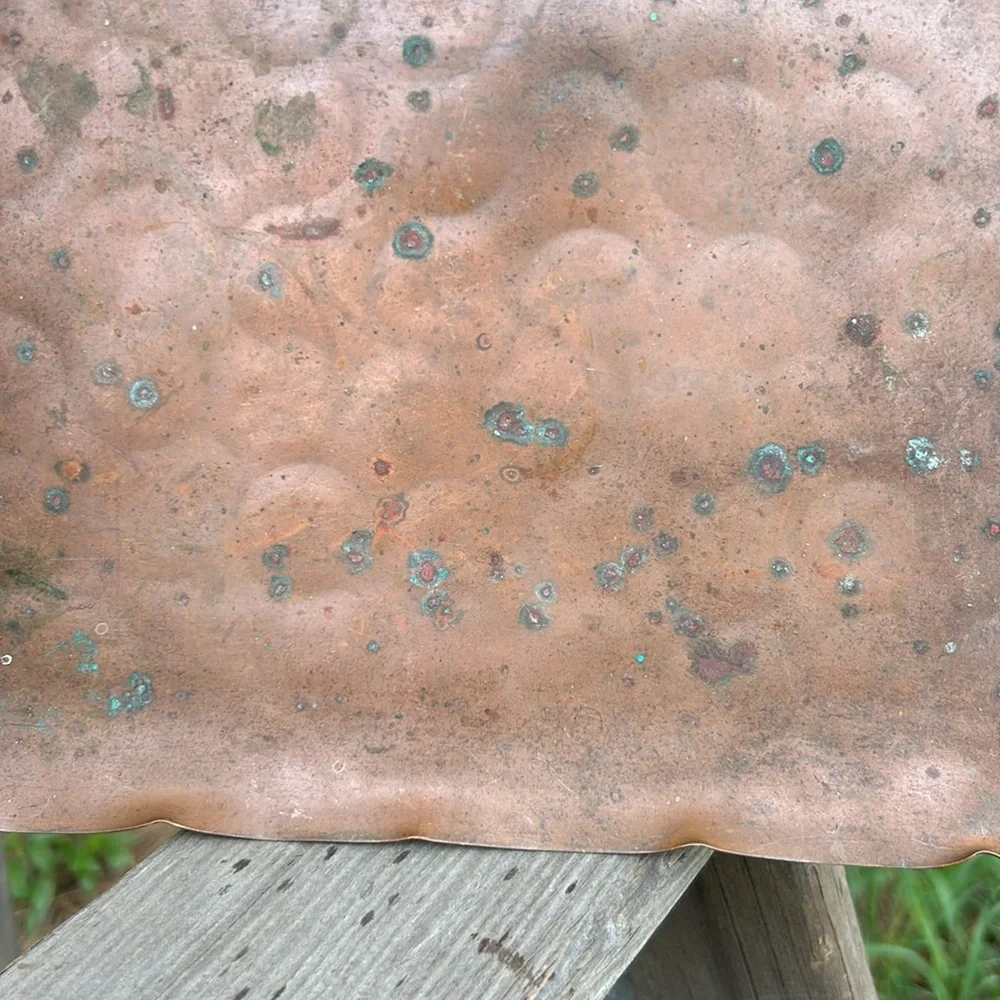 Antique Copper Serving Tray - Picture 9 of 9